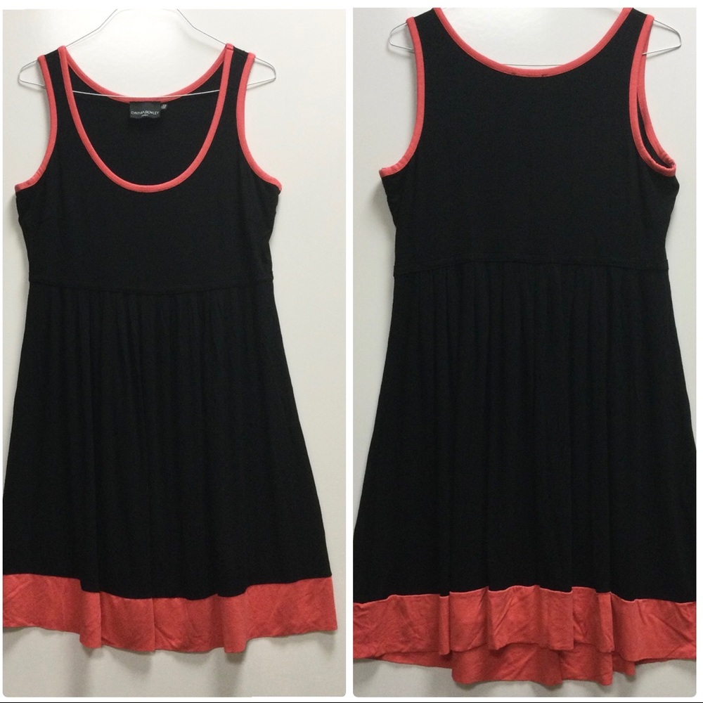 Cynthia Rowling Black and Pink Dress